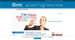 Desktop Screenshot of amfsystem.it